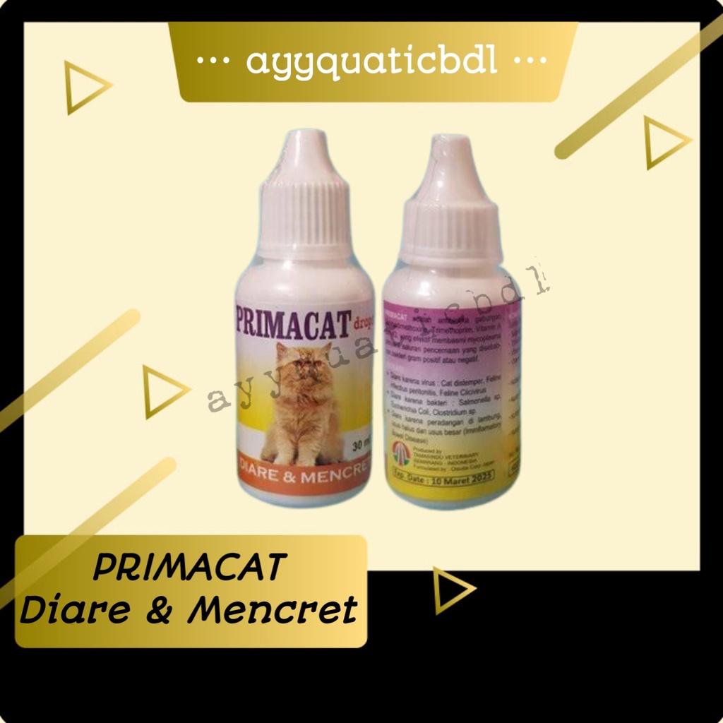 PRIMACAT Obat Kucing Diare dan Mencret