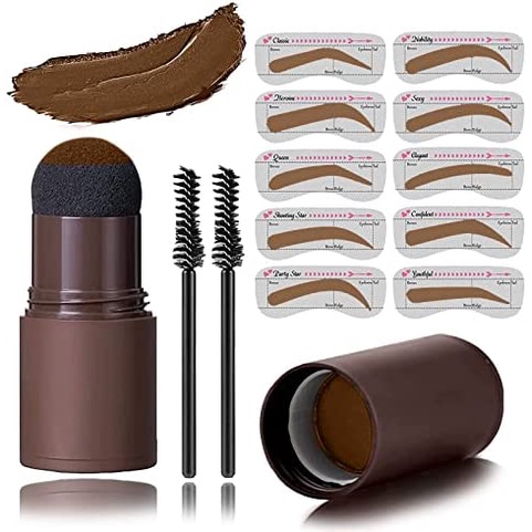 `ღ´ PHINKL `ღ´  FEALI Eyebrow Powder stamp powder kit set eye brow pensil cetak matic BPOM