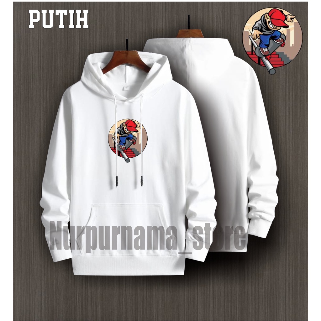 ANIME KARTUN Jaket Sweater Distro - Sweater Hoodie Pria Dan Wanita Flece Tebal