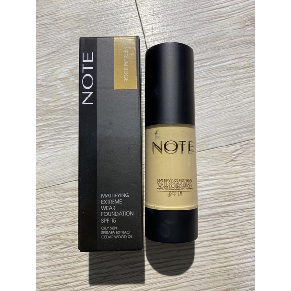 PRELOVED NOTE COSMETICS MATTIFYING EXTREME WEAR FOUNDATION