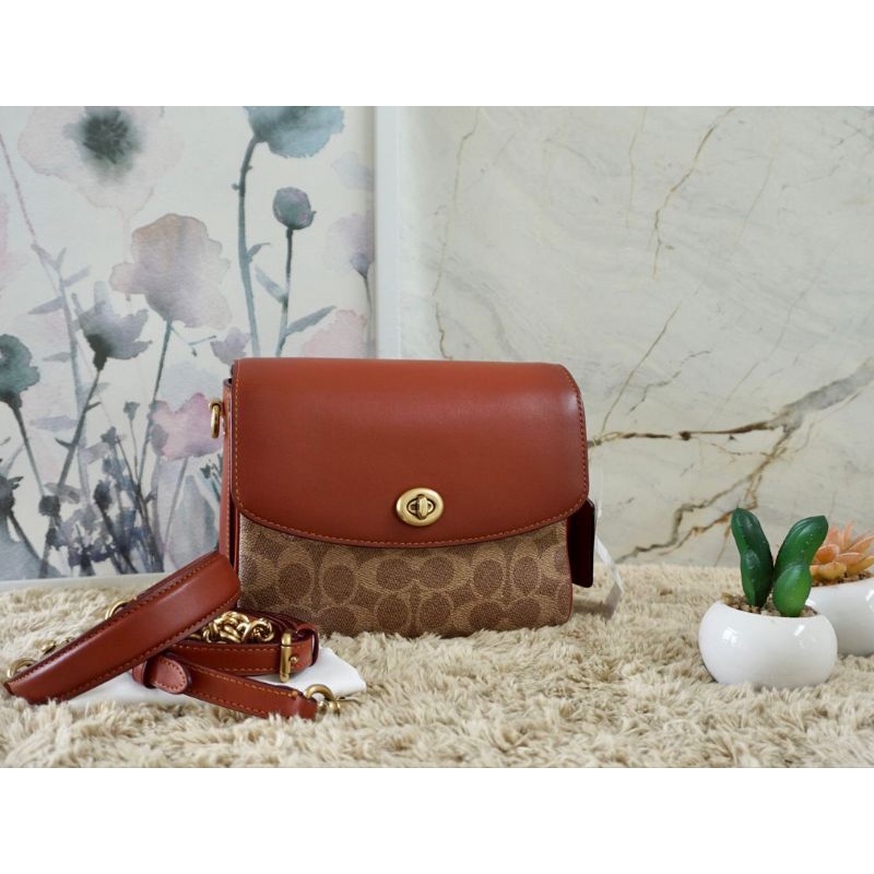 COACH CASSIE 19 TAN RUST