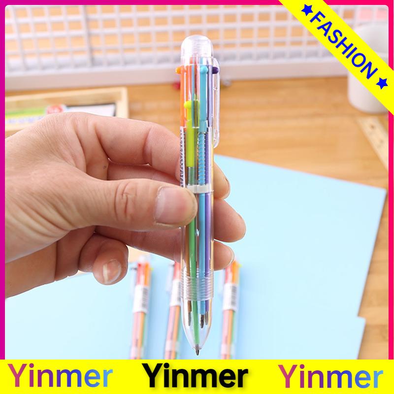 

COD✨ Pulpen Warna Pen Colour 6 Warna Warni-Yinmer