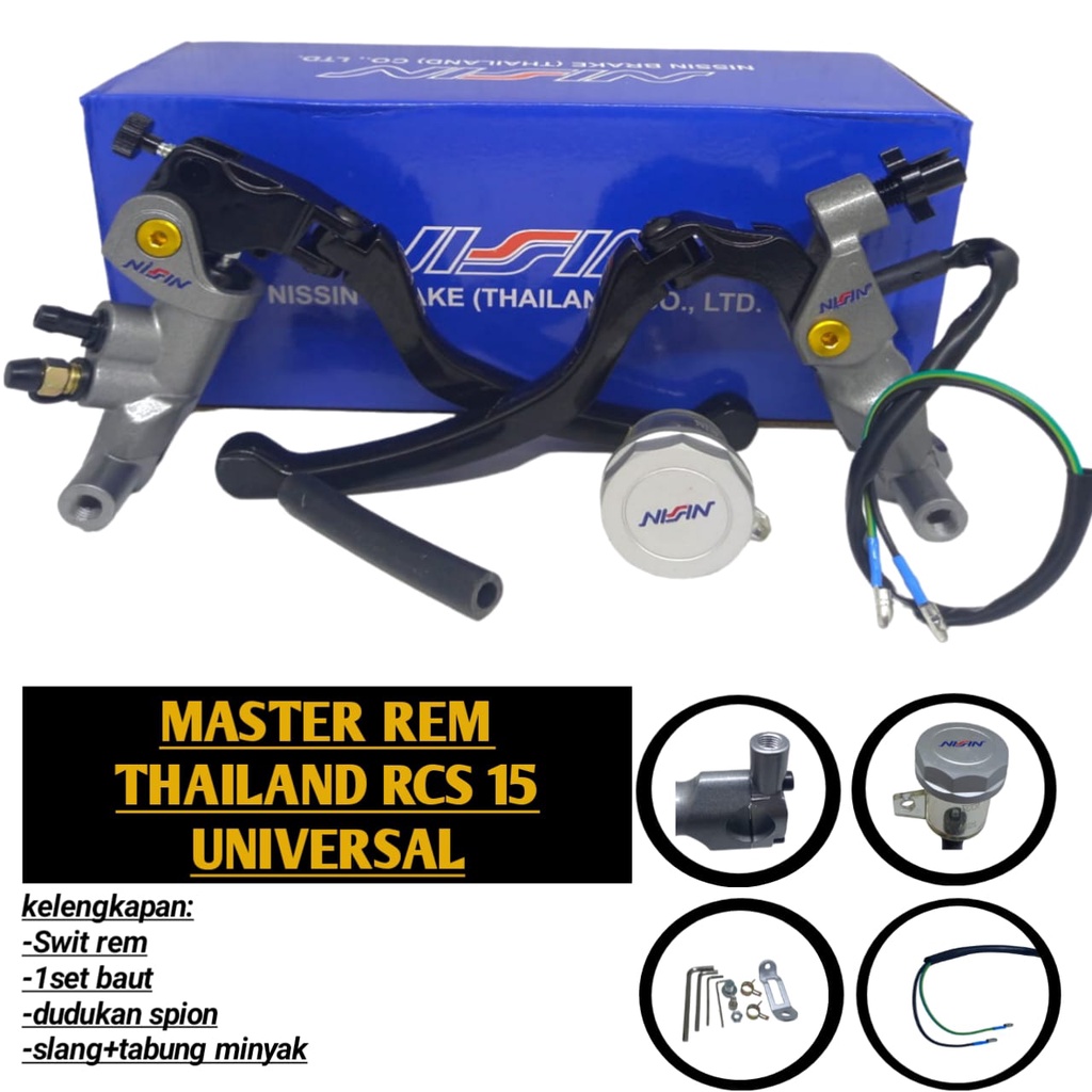 New master rem Thailand rcs 15 izumi ninja 250 ninja 150 klx crf aerox lexy beat vario scoopy dll