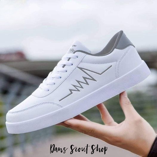 Sepatu Sneakers Unisex Sepatu SENJI Petir Fashion Tali