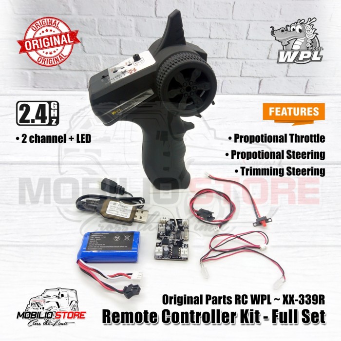 Remote Control Original RC WPL D12 D42 2.4 GHz Full Propo Full Set