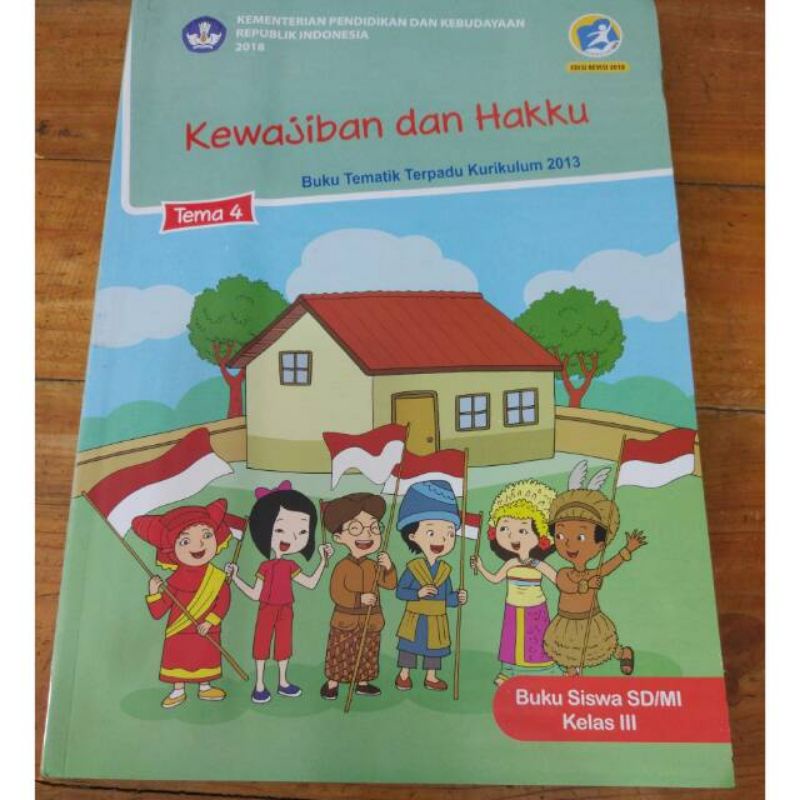 Jual Buku Tematik Sdmi Kelas 3 Tema 4 Kewajiban Dan Hakku Shopee Indonesia 6665