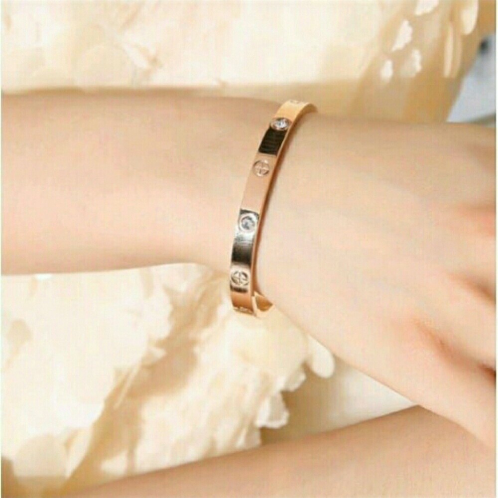 Gelang Tangan Titanium Energi Magnetik Wanita