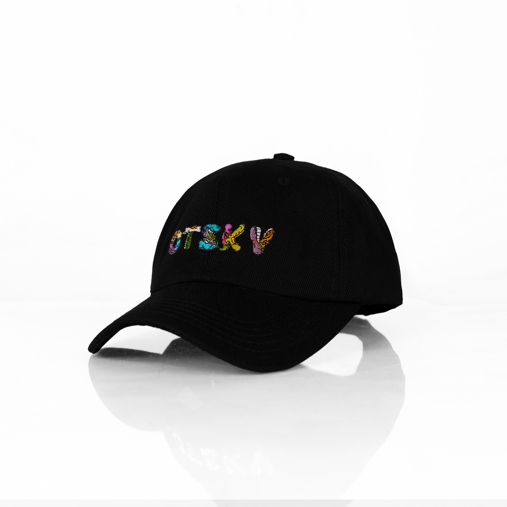 Otsky Topi Pria Polo Font Monster Black Premium