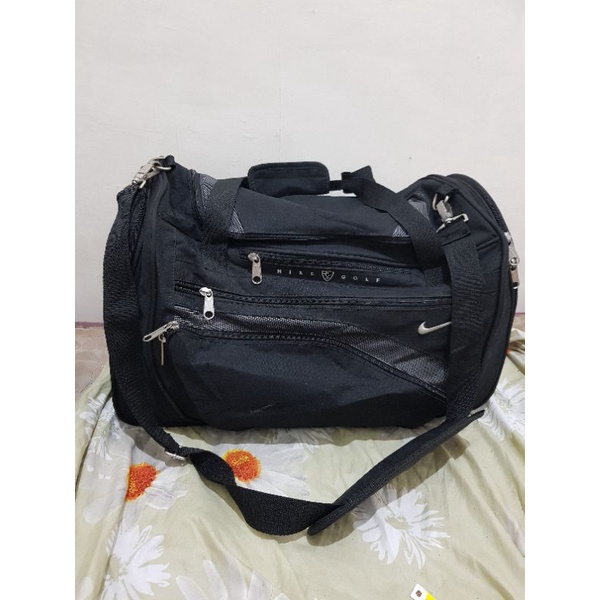 tas travel minggat jumbo brand nike gold original preloved mulus