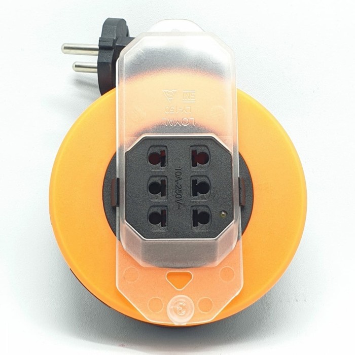 Ly-150 Loyal Kabel Box Travel 3M / Stop Kontak / Kabel Rol Cod