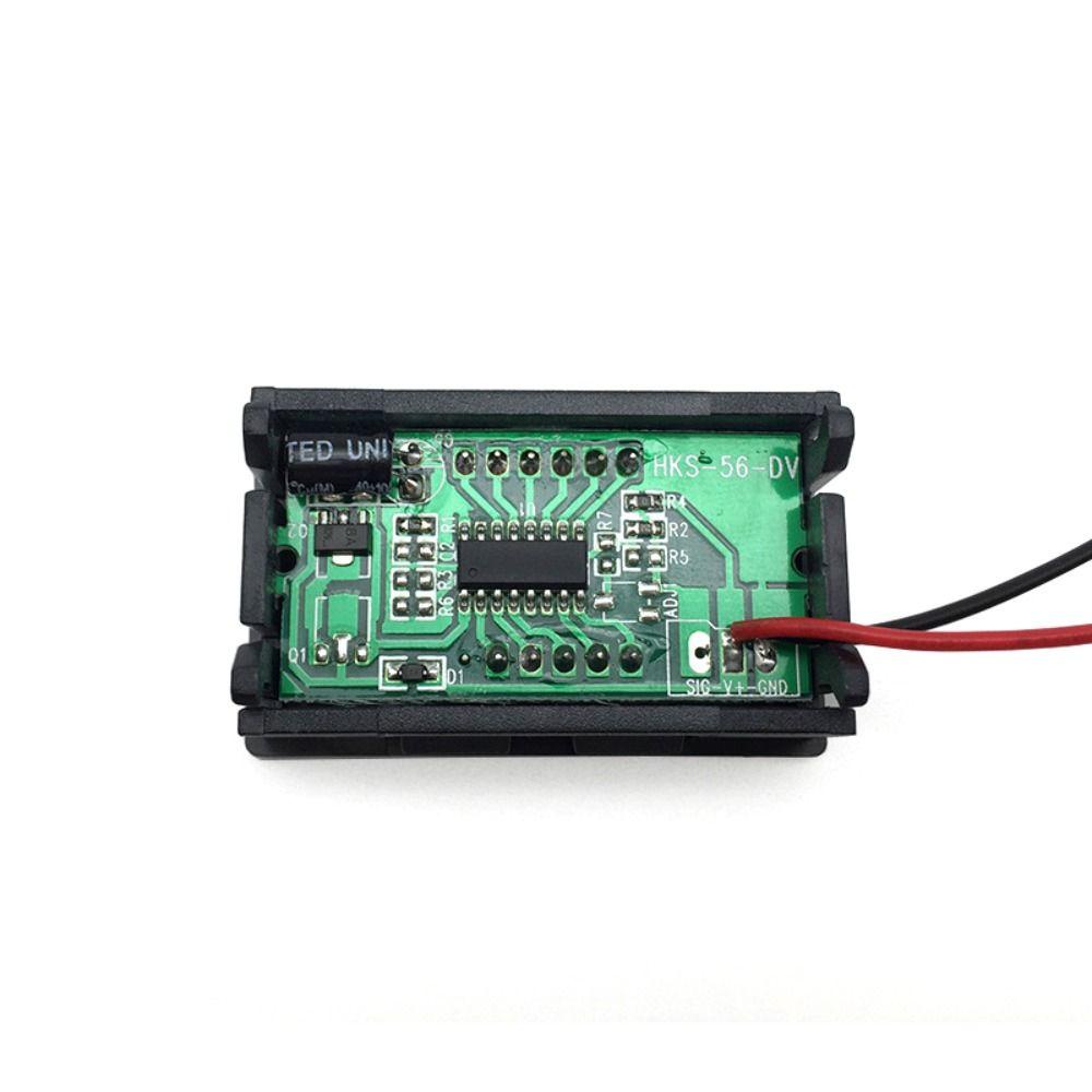 Rebuy Otomotif Voltmeter Digital Display High Quality DC Voltage Display Mobil Motor Monitor Pengukur Tegangan Voltmeter Digital Pengukur Tegangan