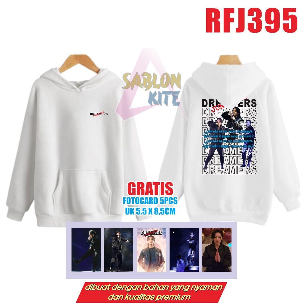 GRATIS FOTOCARD 5PCS JAKET JUNGKOOK DREAMERS RFJ395