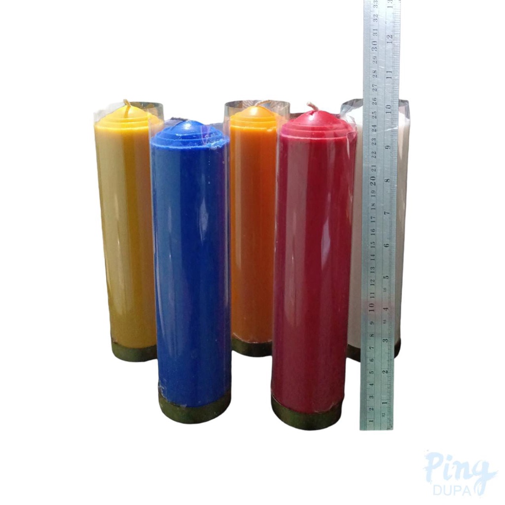 Lilin Puja 5 Warna 2 Kati Nyala 24 Jam Tinggi 25 Cm Cocok Untuk Acara Keagamaan