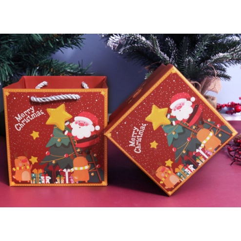 

Paper Bag Christmas Santa / Tas Kemasan Hadiah Natal