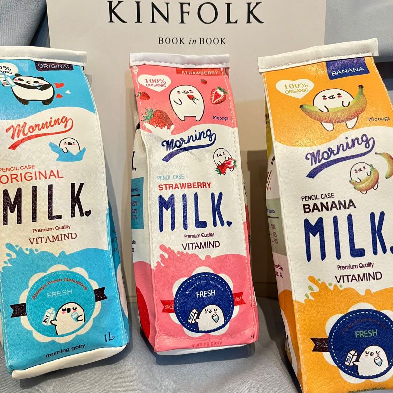 

Kotak Pensil Milk Dengan 3Varian Warna Lucu
