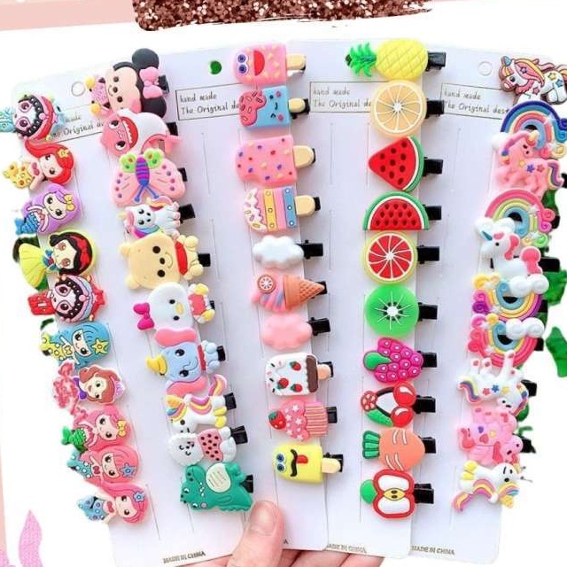 jepit rambut anak fashion korea per 10 in 1