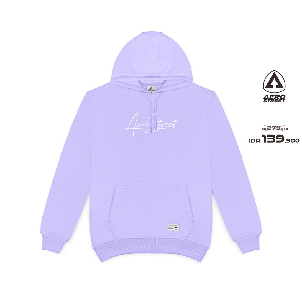 Aerostreet Hoodie Hysteria Ungu Sweater Jumper CBAAA | Jaket Pria Sweater Hoodie Aero Street Sig Lat