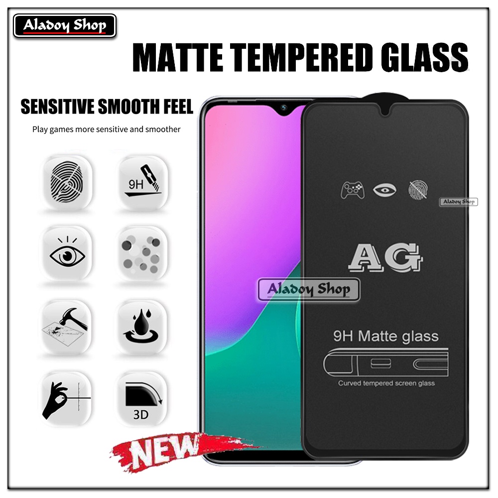 Paket 3IN1 Tempered Glass Layar Matte Anti Glare Infinix Hot 10 Play Free Tempered Glass Camera dan Skin Carbon