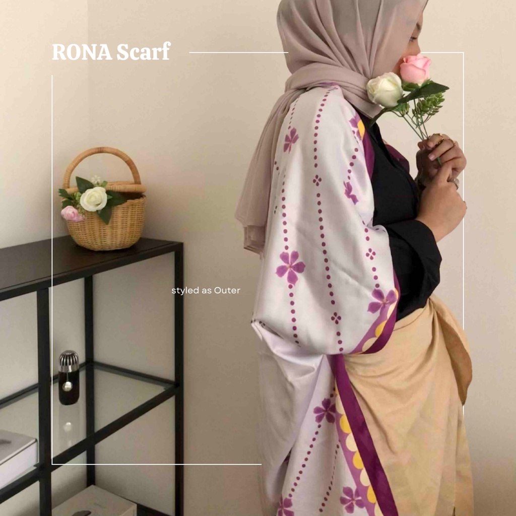 Kine Kain - RONA Scarf | Outer Scarf | Multiway Scarf | Hijab