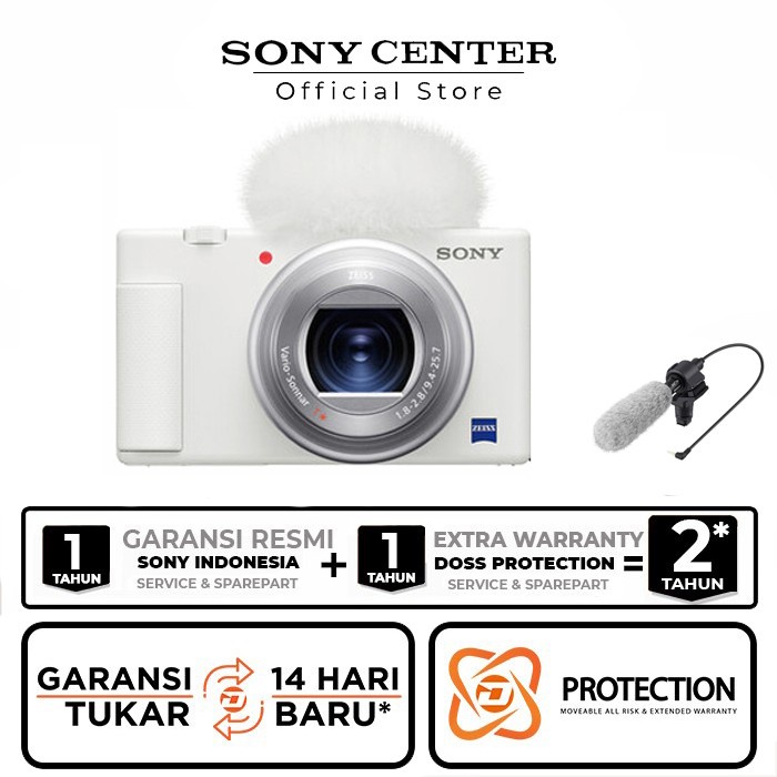 Jual SONY ZV-1 / SONY ZV 1 / SONY ZV1 Digital Compact Camera 4K Video ...