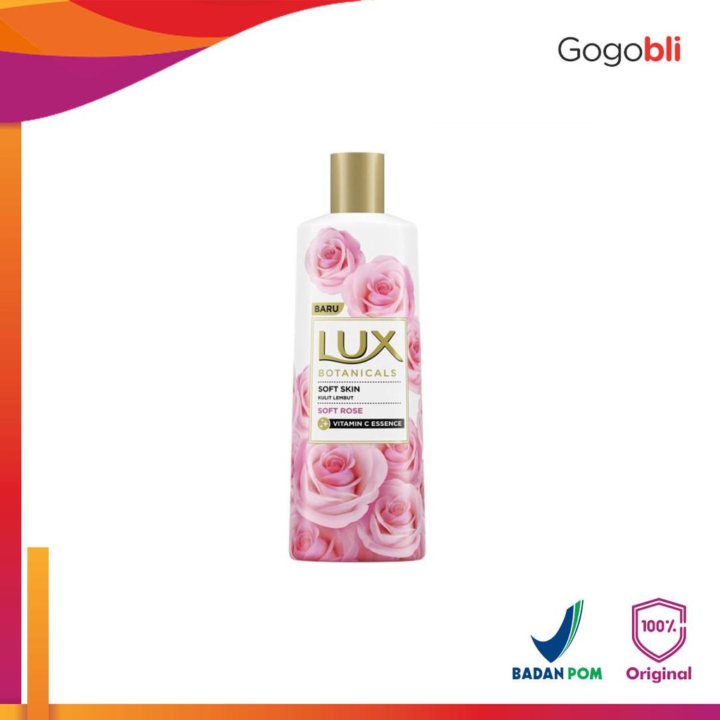 Lux Botanicals Body Wash Soft Rose Botol 100ml