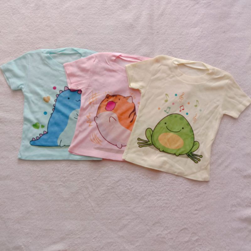 Atasan newborn kaos LIL JOY 1 2 3 4 5 6 7 bulan terbaruu