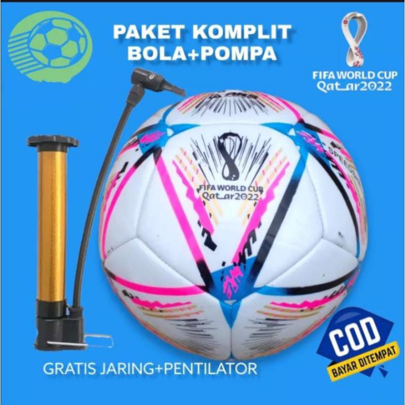 BOLA SEPAK ORIGINAL WORLD CUP QATAR 2022 AL RIHLA piala dunia SIZE 5