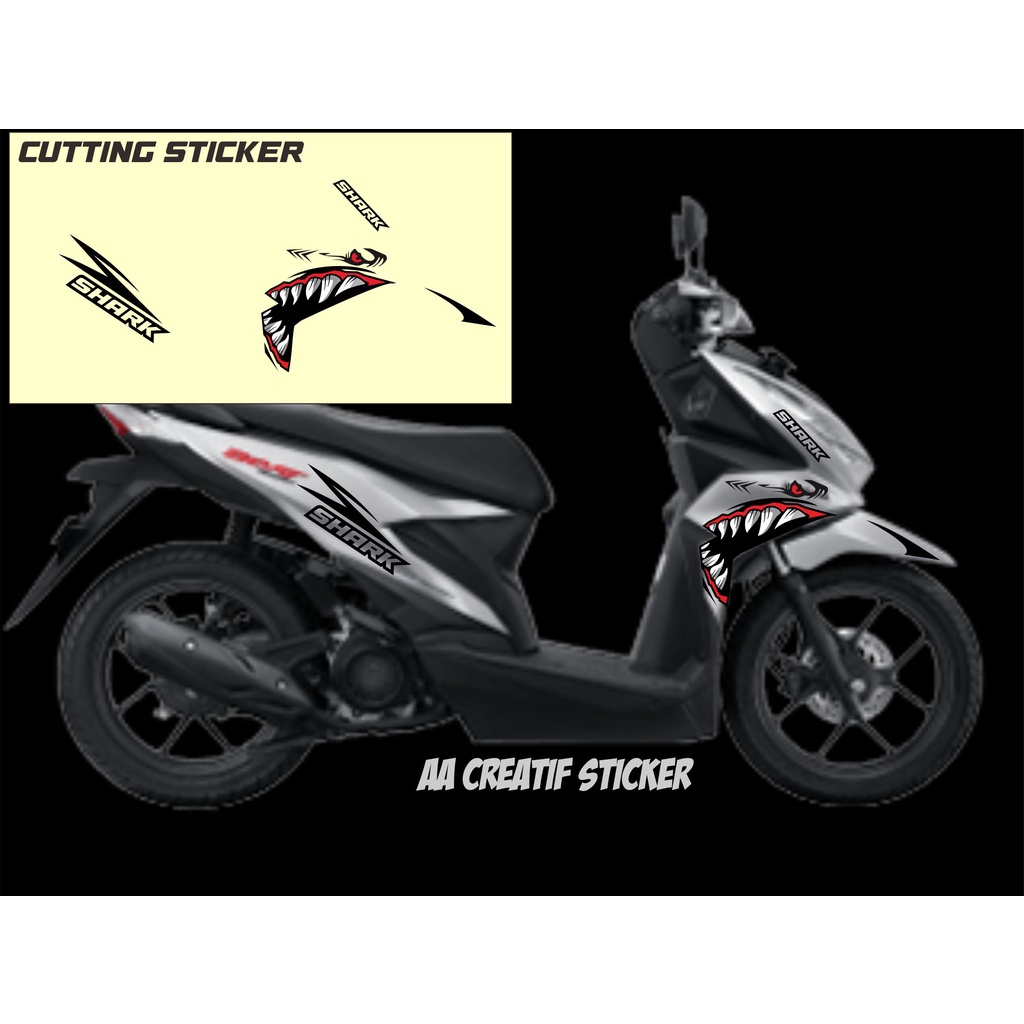 CUTTING STICKER STIKER CUTING beat street deluxe 2021 2022 shark