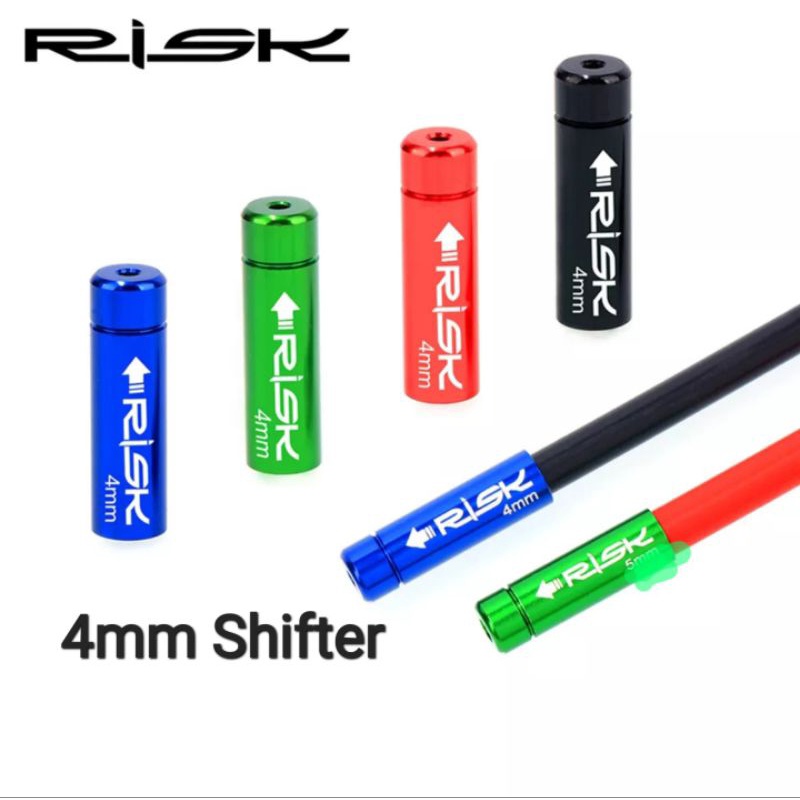 Risk End Cup Kabel Shifter Sepeda End Cap Shifter Ujung Selang Shifter