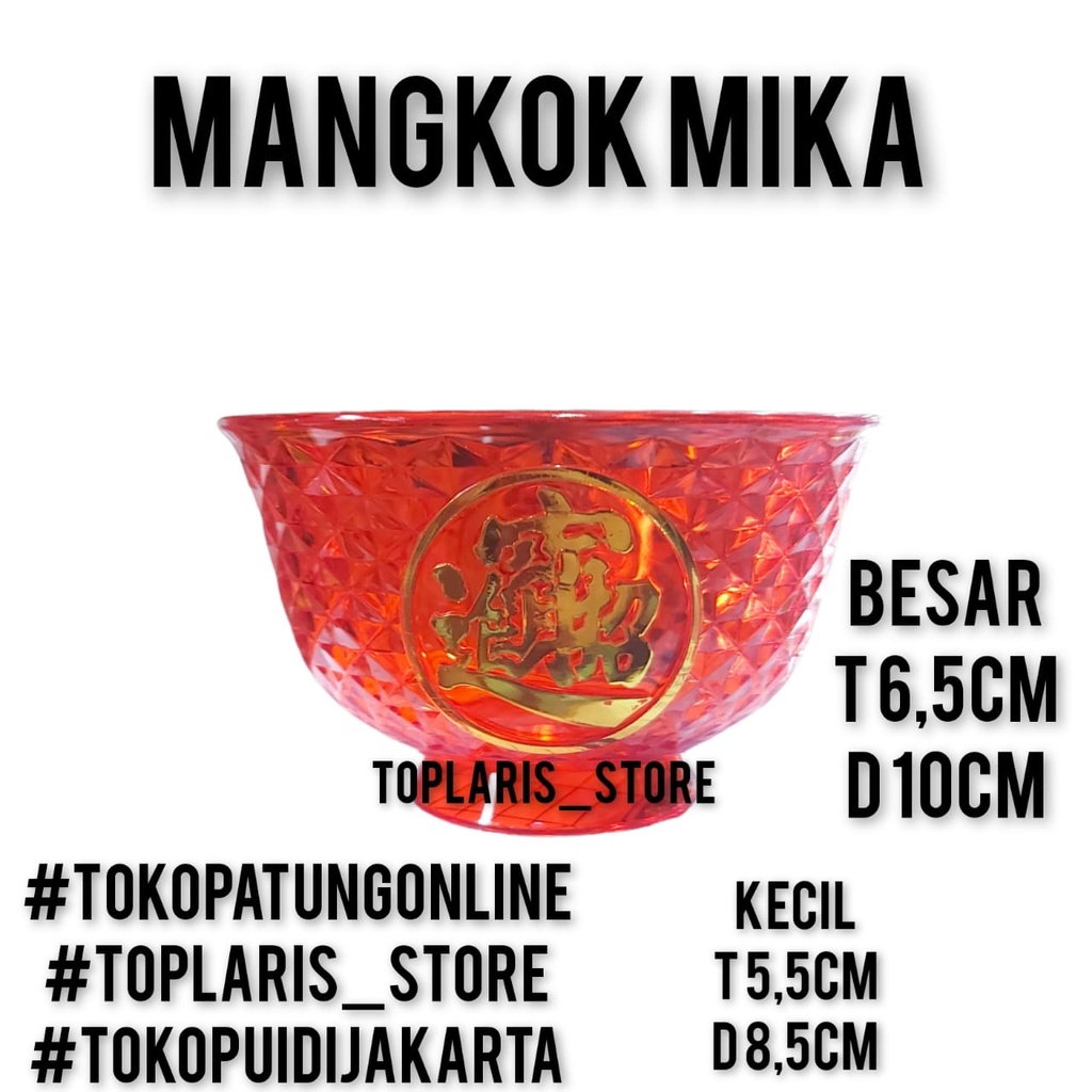 Mangkok Mika Besar Merah