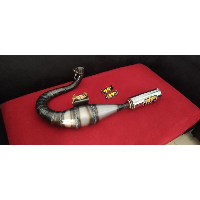 Knalpot Vespa Racing Kiri DRP Racing Muffler