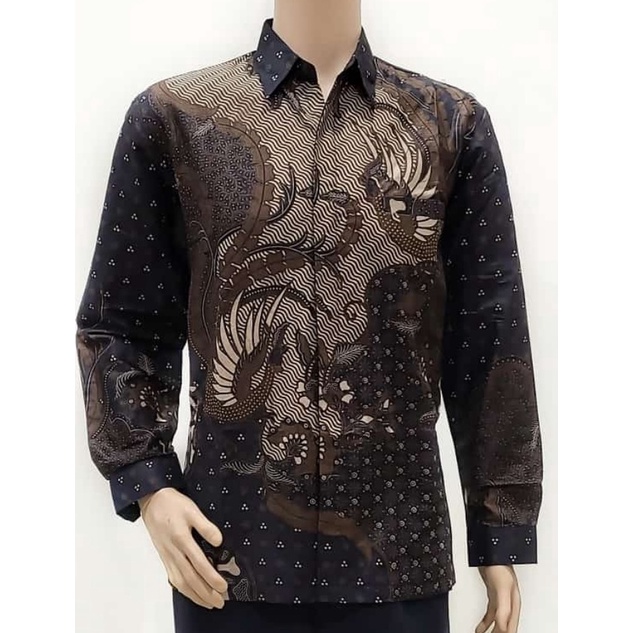 KEMEJA BATIK PRIA FURING MOTIF SOGAN KEMEJA BATIK SOGAN LENGAN PANJANG FURING SERAGAM FURING BATIK S