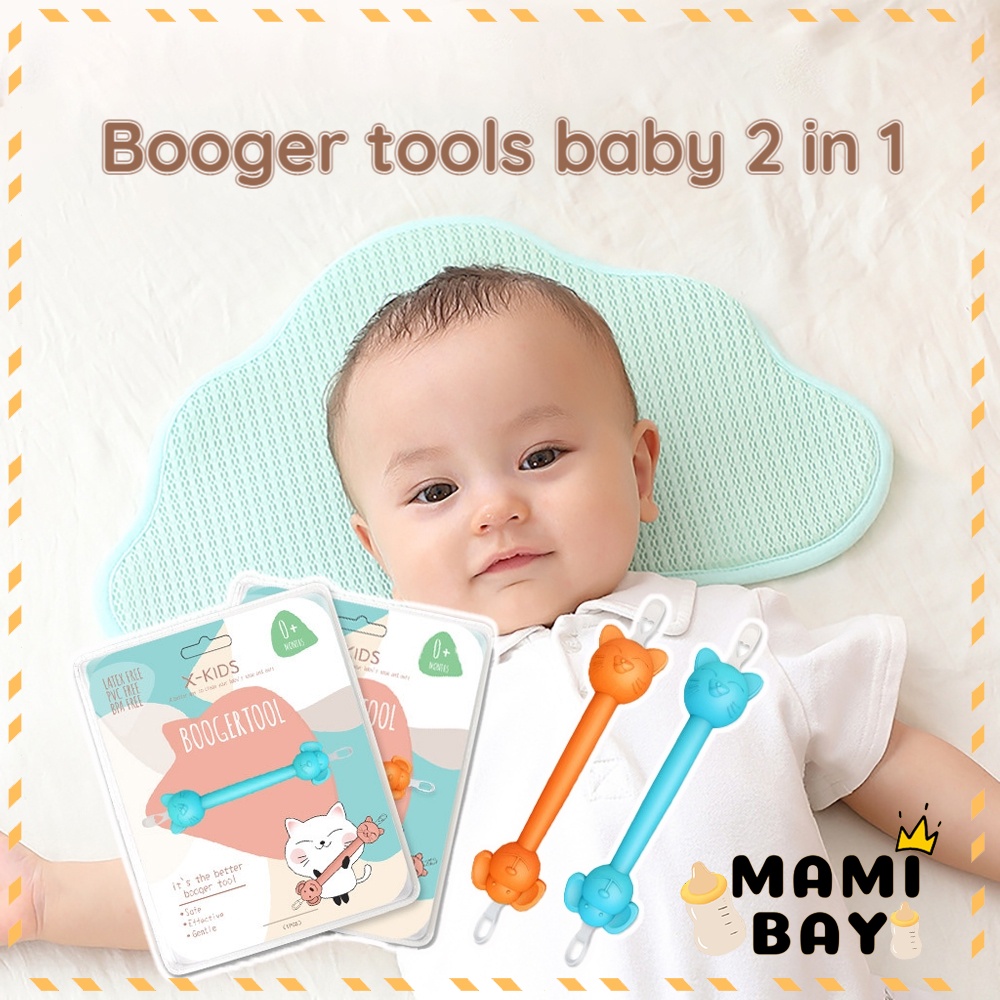 Mamibayi Booger tools baby 2 in 1 Pembersih hidung dan telinga bayi newborn