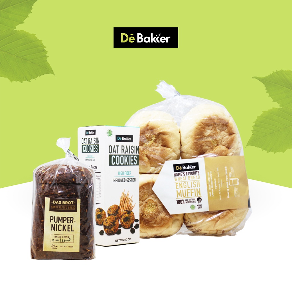 

Debakker Bundling Hemat 2 - Healthy Food - Diet Snack - Bread Roti