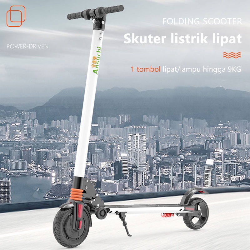 Scooter Listrik Dewasa Electric Scoter Aluminium Alloy Liapt Otopet Scooter Adult  Skuter Murah Garansi 1 Tahun