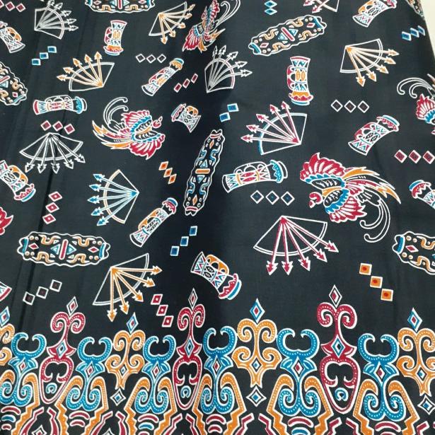 BATIK KATUN MOTIF PAPUA/batik katun /kain batik meteran