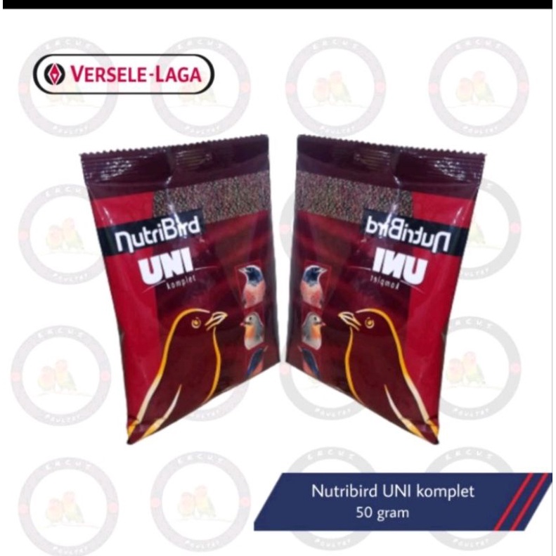

nutri bird uni versele laga 50gr for perci,prenjak dan burung pemakan seranga