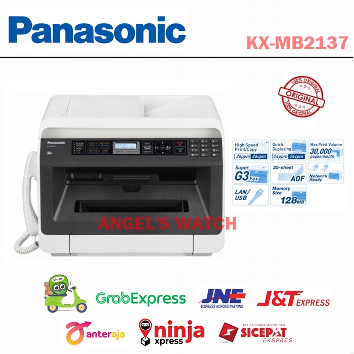 MESIN FAX PANASONIC KX-MB2137 MULTIFUNGSI PRINTER ORIGINAL MB2137