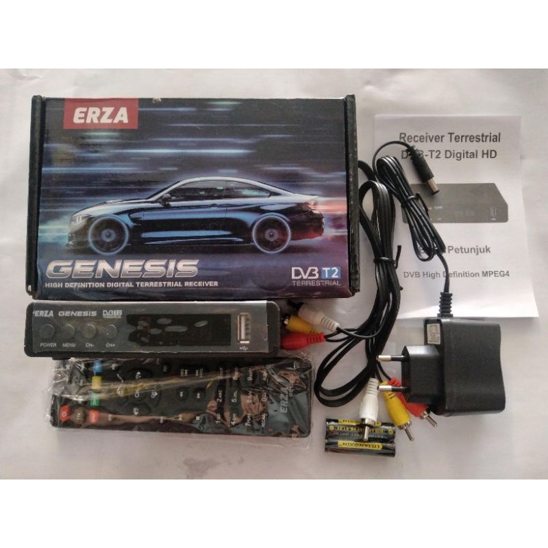 Set Top Box ERZA Genesis DVB T2 / STB TV Digital Terrestrial