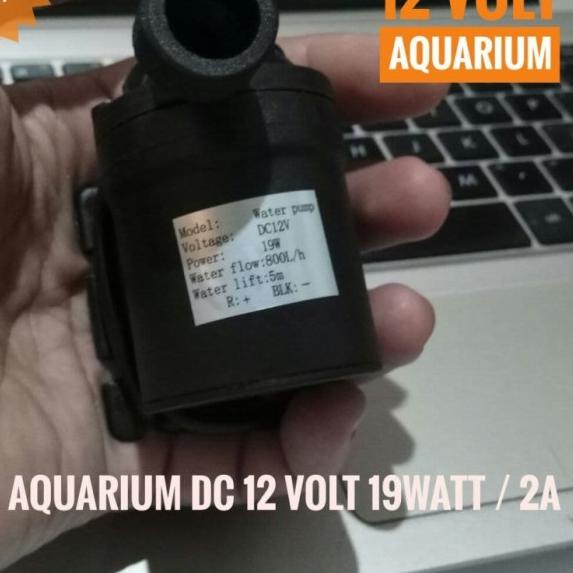 Pompa Air DC 12 Volt Aquarium Submersible Pump Fish Tank 800L/h