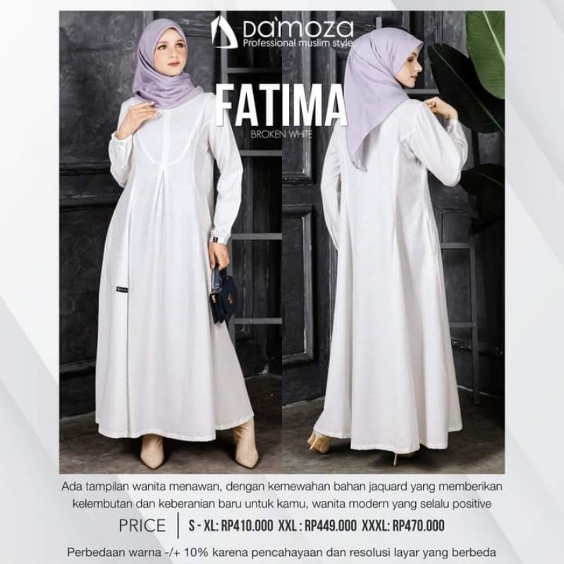 Gamis DAMOZA FATIMA Broken White