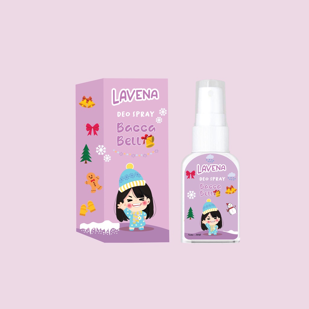 LAVENA DEODORANT SPRAY 30ML / PENGHILANG BAU KETIAK SPRAY DEO - DEO SPRAY CHINGU BY KIYOWO LAVENA DEO SPRAY