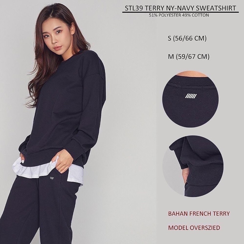 Sweater Branded Wanita - STL 39 TERRY NY SWEATSHIRT