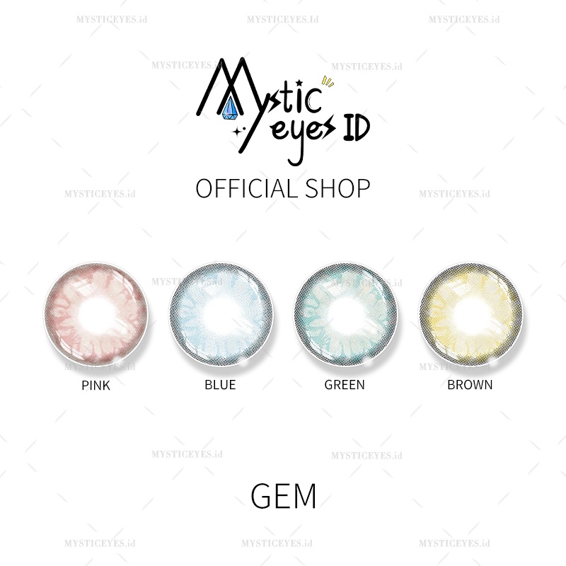 [✅COD] MYSTICEYES SOFTLENS COLORFUL GEM SERI 14MM (NORMAL)