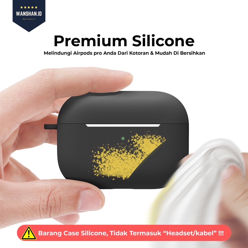 eBox Premium Silicone Casing Case Untuk Airpods Pro I13 Free Hook Protection Case