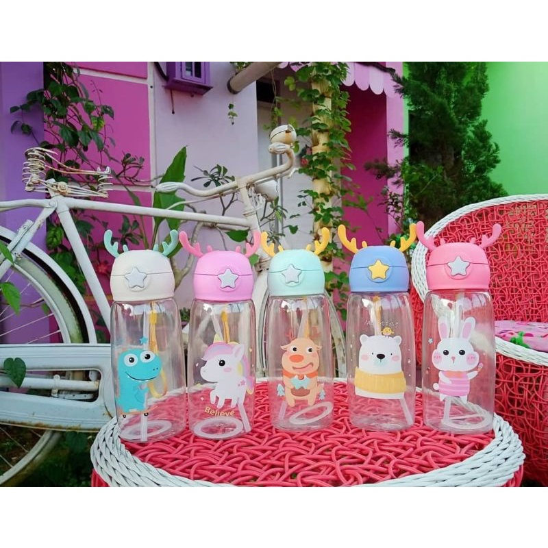 Botol rusa 700ml,botol anak tanduk rusa,botol minum anak rusa