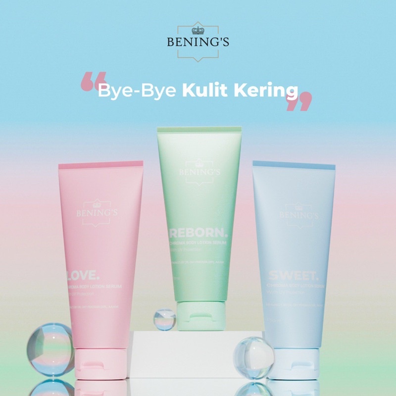 BENING'S BODY LOTION 3in1 (LOTION,PARFUM&SERUM)