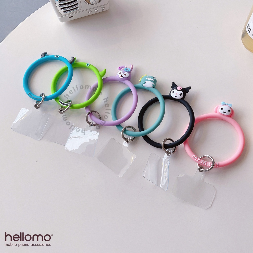 Gelang Hp Silikon Gantungan Tangan Handphone Silicone Holder Bulat Anti Jatuh Bangle Hp Silikon Lanyard