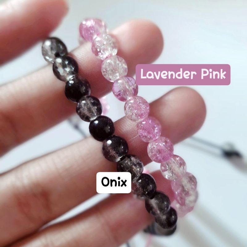 Gelang Anak Perempuan pakai tali - Bracelet beads 6mm