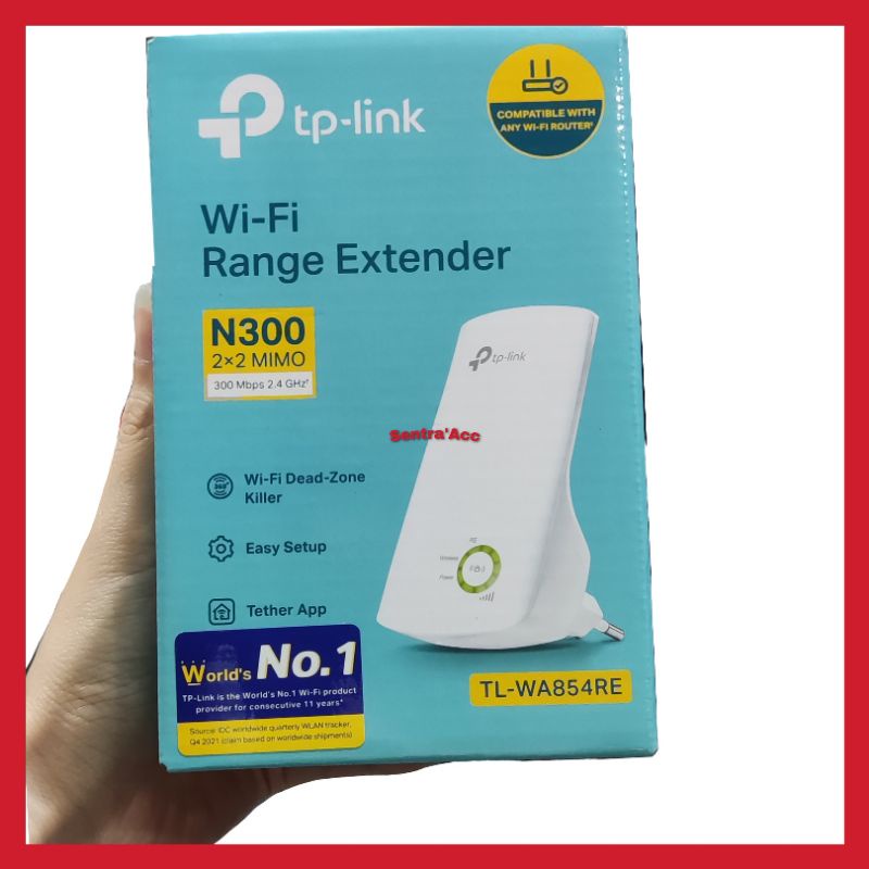 Tp Link N300 Wa854RE Tplink Wifi Extender / Tp-Link Wa854Re Penguat Sinyal Garansi Resmi